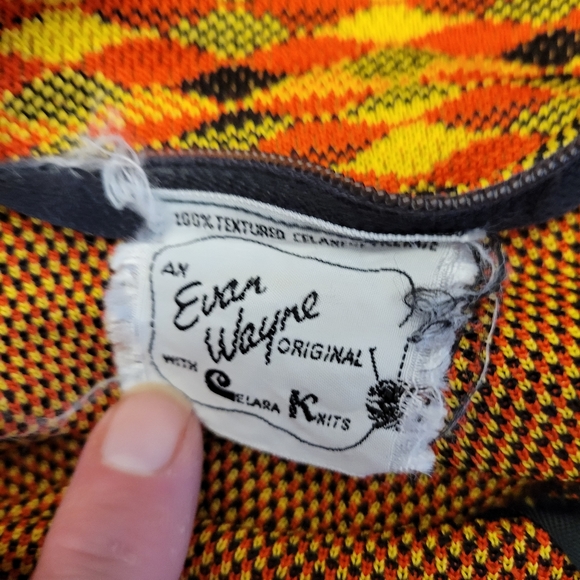 Vintage Evan Wayne Original Dress Size Small - Picture 7 of 8